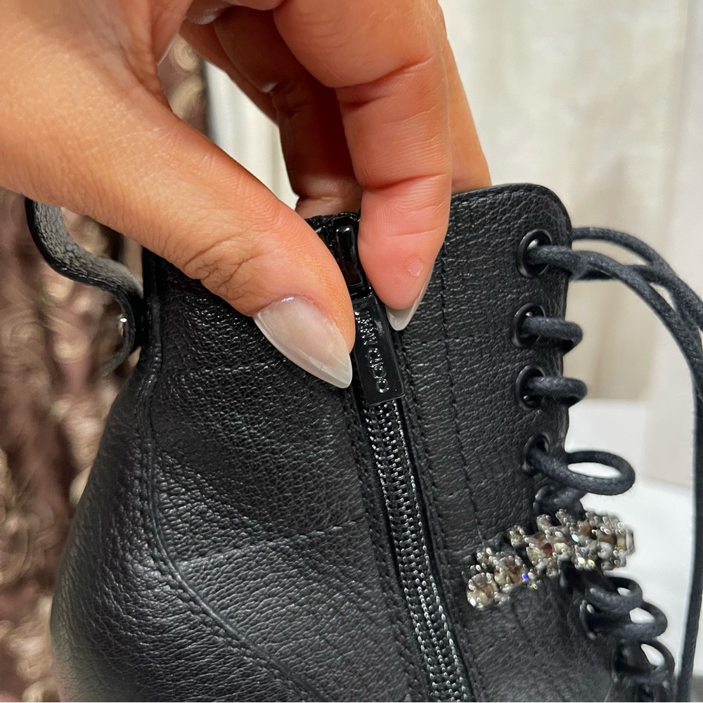 Jimmy Choo | Jewel Cruz Combat Boots - Picture 8 of 9